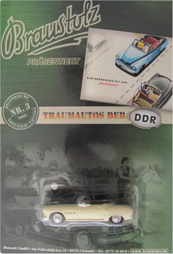 Brauerei Braustolz Nr.88 - Wartburg 311 Kabriolett - DDR Pkw von Brauerei