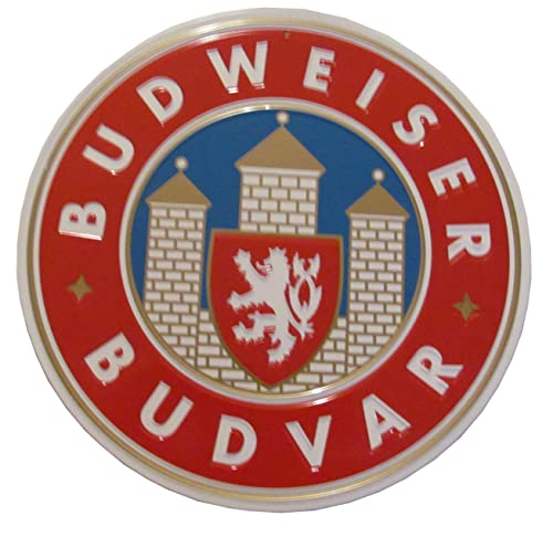 Brauerei Budweiser - Budvar - rundes Blechschild 25 cm von Brauerei
