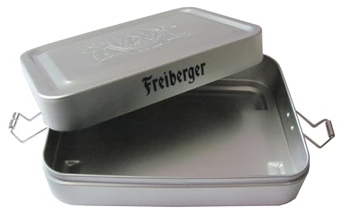 Brauerei Freiberger - Brotdose aus Blech - 18 x 13 x 5,3 cm Brauerei Freiberger - Brotdose aus Blech - 18 x 13 x 5,3 cm von Brauerei