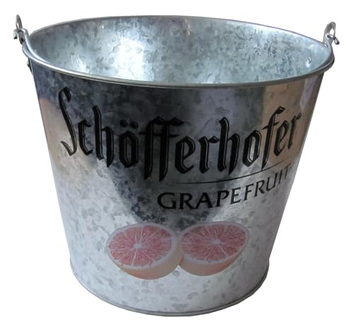 Brauerei Schöfferhofer - Eimer aus Metall zum Flaschen kühlen - Flaschenkühler 23 x 18,5 cm von Brauerei