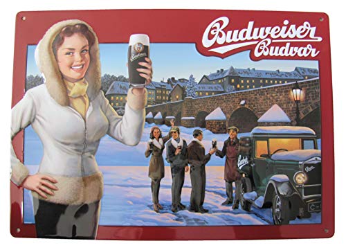 Budweiser Brauerei - Sonderedition Nr.9 - Stadt Pisek - Blechschild 30 x 20 cm Budweiser Brauerei - Sonderedition Nr.9 - Stadt Pisek - Blechschild 30 x 20 cm von Brauerei