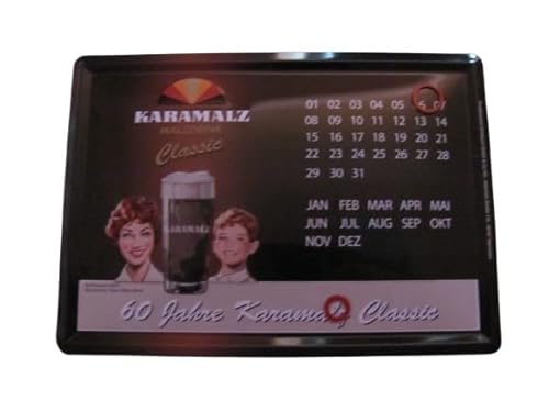 Karamalz - Endloskalender als Blechschild - 21x15 cm Karamalz - Endloskalender als Blechschild - 21x15 cm von Brauerei