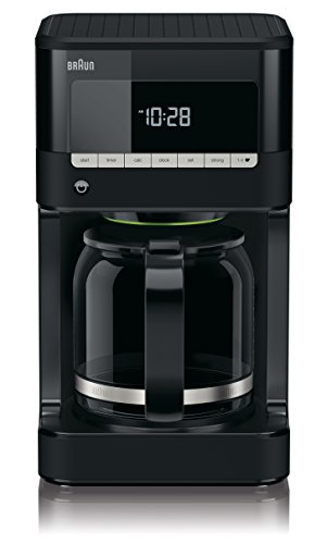 Braun Household PurAroma 7 Kaffeemaschine KF 7020 – Filterkaffeemaschine mit Glaskanne und Timer-Funktion, Kaffeezubereiter für einzigartiges Aroma, mit LCD-Display, 1000 Watt, schwarz von Braun Household