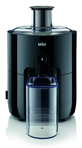 Braun Household PurEase Entsafter SJ 3100 BK – Juicer für selbstgemachte Säfte, Großer Einfüllschacht für ganze Früchte, mit ColdXtract Technologie zum Erhalt der Vitamine, 500 Watt, Schwarz von Braun Household