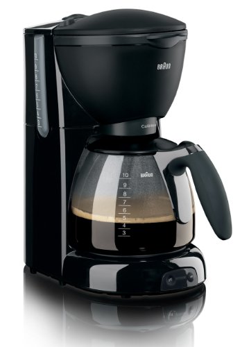 Braun CaféHouse PurAroma Plus Kaffeemaschine KF 560/1 – Filterkaffeemaschine mit Glaskanne für 10 Tassen Kaffee, Kaffeezubereiter für einzigartiges Aroma, 1100 Watt, schwarz Braun CaféHouse PurAroma Plus Kaffeemaschine KF 560/1 – Filterkaffeemaschine mit Glaskanne für 10 Tassen Kaffee, Kaffeezubereiter für einzigartiges Aroma, 1100 Watt, schwarz von Braun Household