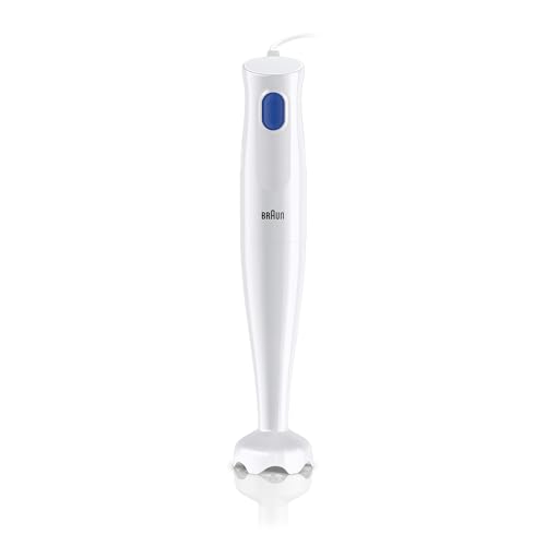 Braun Household Stabmixer MQ10.000P MultiQuick 1 - Extra Leichter Pürierstab mit EasyTwist System, 450 Watt, Weiß von Braun Household