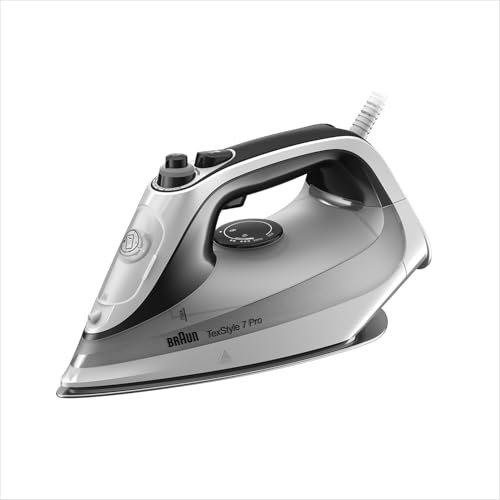 Braun TexStyle 7 Pro Dampfbügeleisen SI 7149 WB - Bügeleisen mit Freeglide 3D Bügelsohle, Vertikaldampf, 2900 Watt, Weiß/Schwarz Braun TexStyle 7 Pro Dampfbügeleisen SI 7149 WB - Bügeleisen mit Freeglide 3D Bügelsohle, Vertikaldampf, 2900 Watt, Weiß/Schwarz von Braun