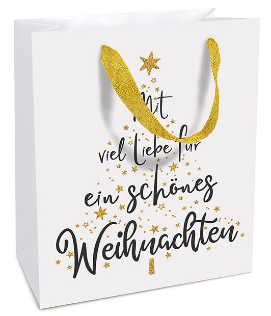 Braun & Company Geschenktasche Mit Euch 18 x 21 x 8 cm von Braun & Company