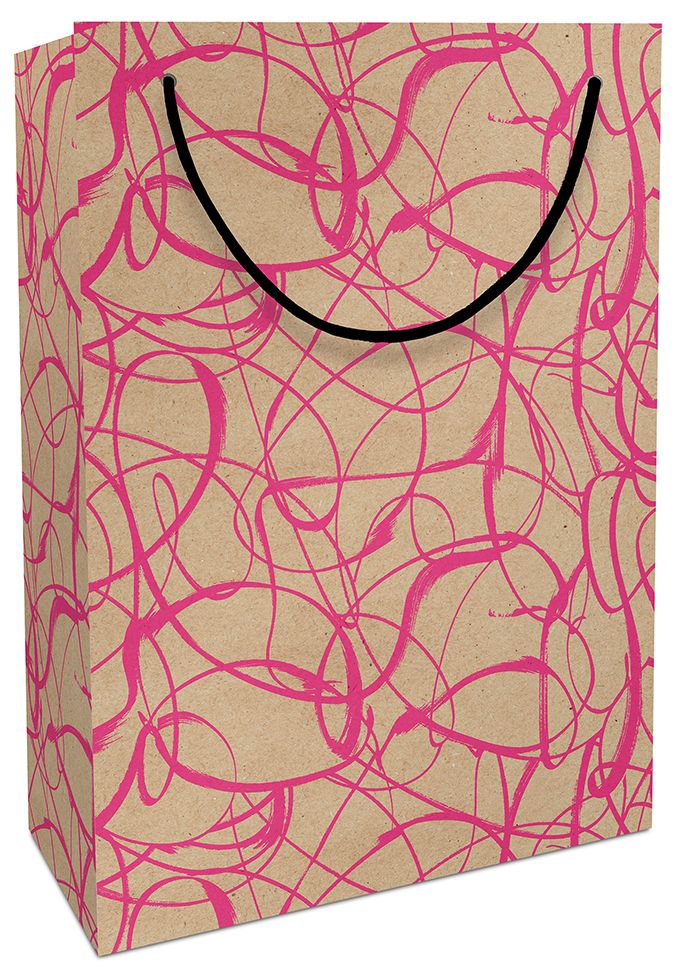 Braun & Company Geschenktasche Modern pink 23 x 33 x 11 cm von Braun & Company