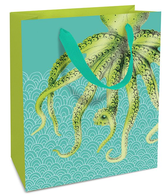 Braun & Company Geschenktragetasche Oktopus 18 x 21 x 8 cm von Braun & Company