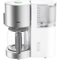 BRAUN Kaffeeautomat KF 5120 WH 10 Tassen 1000Watt weiss von Braun