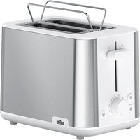 BRAUN Toaster HT 1510 WH 2 Scheiben 900Watt weiß von Braun