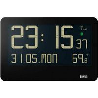 Bc 14 schwarz Funk Wanduhr digital - Braun von Braun