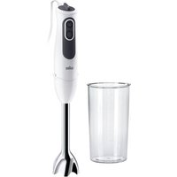 Braun 4193-MQ3100WH SMOOTHIE+ HB INT S12 Stabmixer 750W Weiß, Grau, Edelstahl von Braun