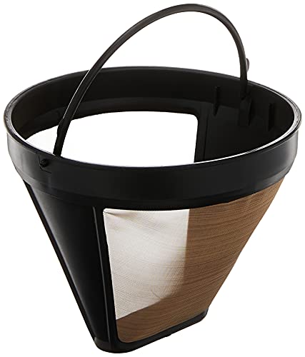 Braun BRSC002 Permanenter Kaffeefilter, wiederverwendbar, kegelförmig, kein Papierfilter erforderlich, passend für Kaffeemaschinen der Serie 7 und Serie 9, goldfarben von Braun