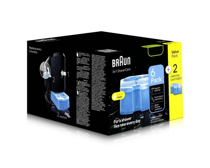 Braun Braun Series Ersatzkartuschen Clean & Renew 170ml für SmartCare Center Elektrorasierer Reinigungslösung von Braun