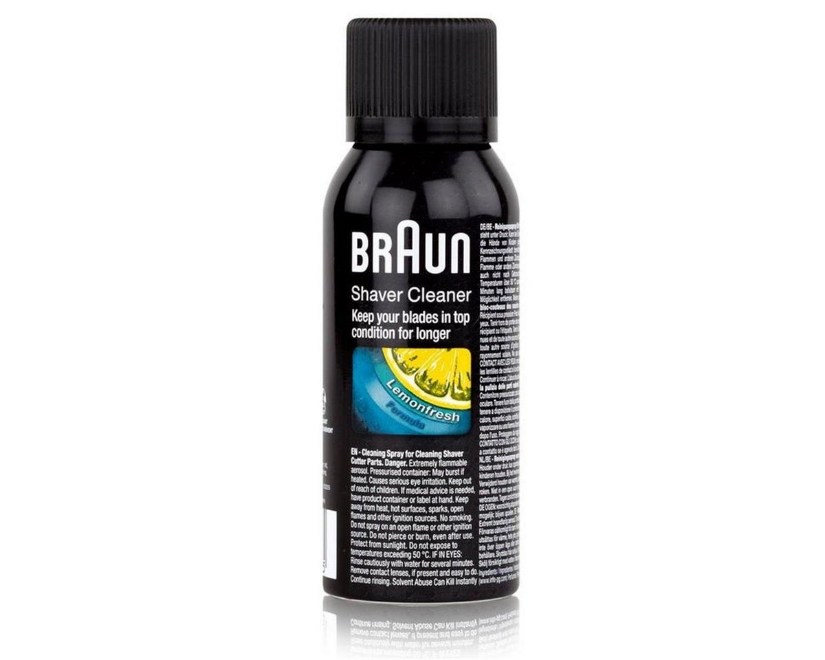 Braun Braun Shaver Cleaner - Reinigungsspray für Rasierapparat Elektrorasierer Reinigungslösung von Braun