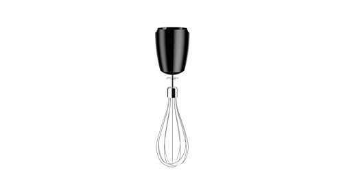 Braun Edelstahl-Schneebesen Aufsatz MQS 050 BK mit EasyClick Plus System - Zubehör für Braun Stabmixer MultiQuick 7 und 9, BPA-frei, Schwarz von Braun