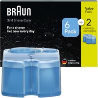 Braun Elektrorasierer Reinigungslösung "3-in-1 ShaverCare Reinigungskartuschen" reinigt 10x besser als Wasser, mit Zitrusduft Braun Elektrorasierer Reinigungslösung "3-in-1 ShaverCare Reinigungskartuschen" reinigt 10x besser als Wasser, mit Zitrusduft von Braun