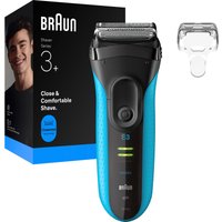 Braun Elektrorasierer "Series 3+ 3040s" 3 flexible Klingen, effizienter MicroComb Mitteltrimmer von Braun