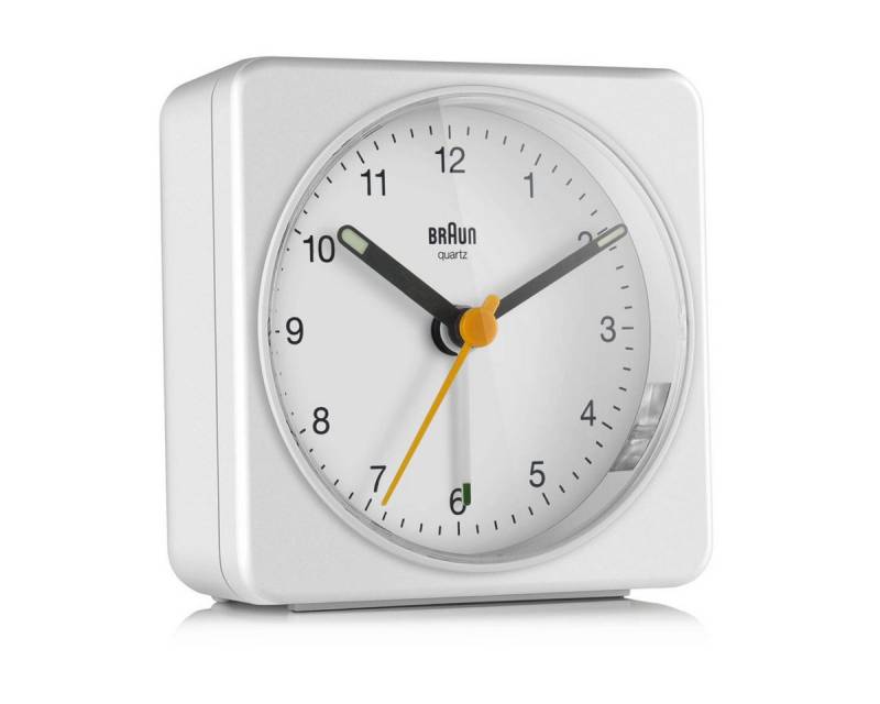 Braun Wecker BC 03 W Quarzwecker analog von Braun