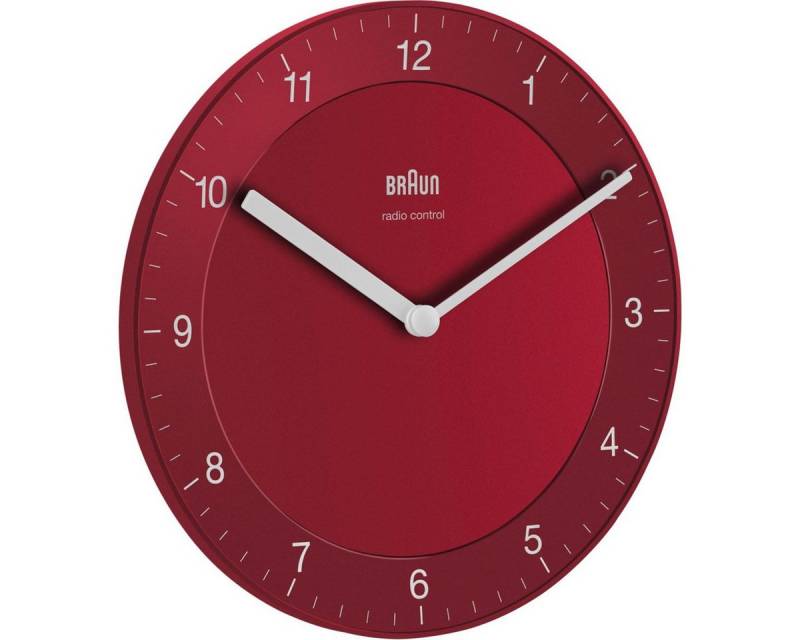 Braun Wecker BC 06 R-DCF Funkwanduhr von Braun