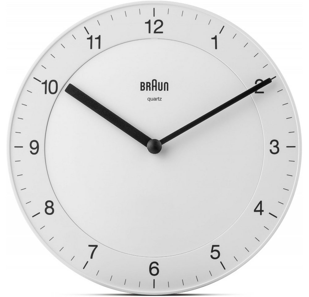 Braun Wanduhr BC 06 Analog - Wanduhr - mattweiß von Braun