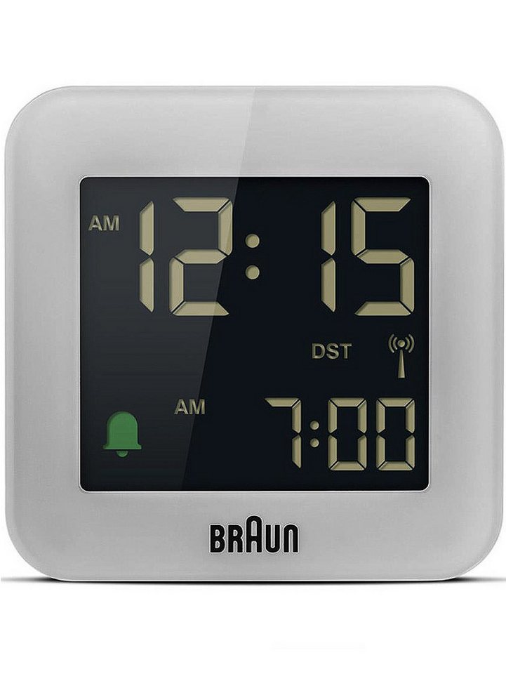 Braun Wecker Braun BC08G-DCF digitaler Funkwecker 12-24 h,Crescendo-Alarm,Minute,Schlummerfunktion,Sekunde,Stunde Braun Wecker Braun BC08G-DCF digitaler Funkwecker 12-24 h,Crescendo-Alarm,Minute,Schlummerfunktion,Sekunde,Stunde von Braun