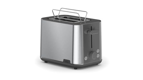 Braun PurShine HT1510GY, Toaster mit 2 Schlitzen, 8 Bräunungsstufen, Aufwärm- und Auftaufunktionen, Krümelschublade, 900 W, Grau Braun PurShine HT1510GY, Toaster mit 2 Schlitzen, 8 Bräunungsstufen, Aufwärm- und Auftaufunktionen, Krümelschublade, 900 W, Grau von Braun