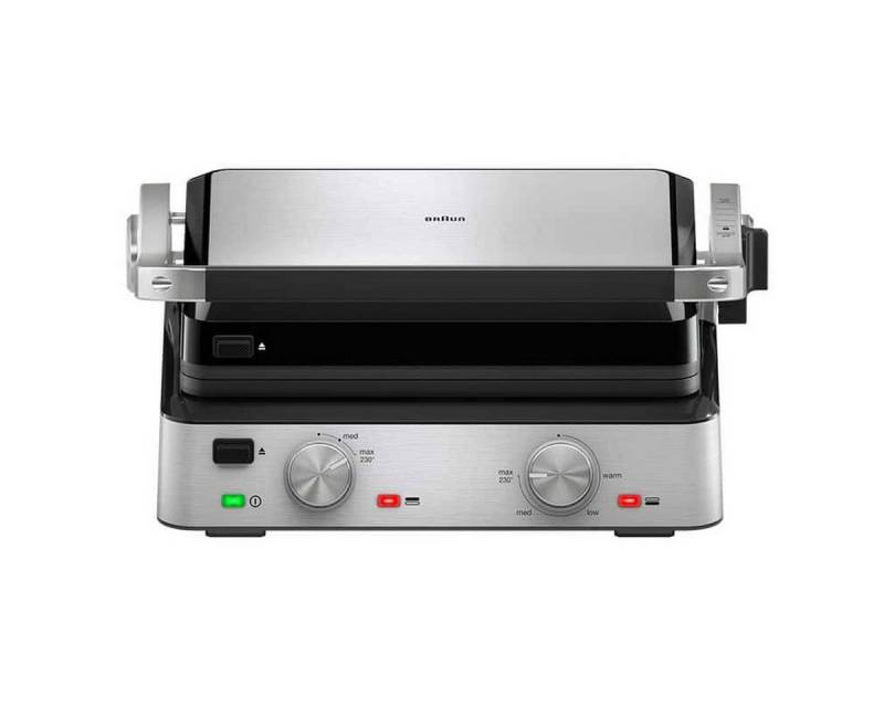 Braun Kontaktgrill Braun Sandwichmaker CG7020 Stahl 2000 W, 2000 W Braun Kontaktgrill Braun Sandwichmaker CG7020 Stahl 2000 W, 2000 W von Braun