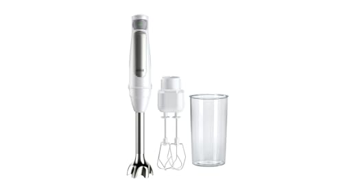 Braun MultiQuick 7 MQ7005B, Stabmixer mit Easy SmartSpeed, PowerBell Vplus, EasyClick System, Spülmaschinenfeste Teile, Doppelbesen und 600 ml BPA-freier Messbecher, 1000W, Schwarz Braun MultiQuick 7 MQ7005B, Stabmixer mit Easy SmartSpeed, PowerBell Vplus, EasyClick System, Spülmaschinenfeste Teile, Doppelbesen und 600 ml BPA-freier Messbecher, 1000W, Schwarz von Braun