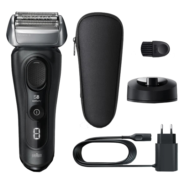 Braun Rasierer Elektrorasierer Series 8 8510s Schwarz Barttrimmer Defektware D-Ware von Braun