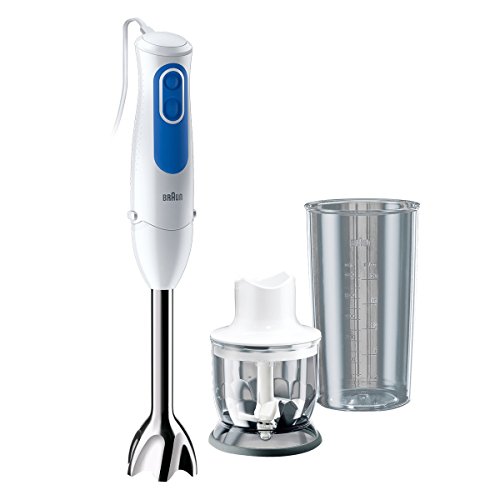 Braun Household Stabmixer, 700 W, 2 Geschwindigkeits-stufen mit Turbo-funktion für einfache Einhandbedienung von Braun