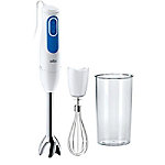 Braun Stabmixer MQ3005 Cream 700 W Edelstahl, Kunststoff Blau, Weiß von Braun