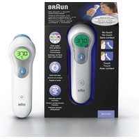 Braun Stirn-Fieberthermometer "No touch + touch Stirnthermometer - BNT300" Mit Position Check™ - Anleitung für genaue Messwerte von Braun