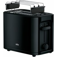 Braun Toaster "HT 3010 BK", 2 kurze Schlitze, für 2 Scheiben, 1000 W von Braun