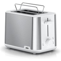 Braun Toaster "PurShine HT 1510 WH", 2 kurze Schlitze, 900 W von Braun