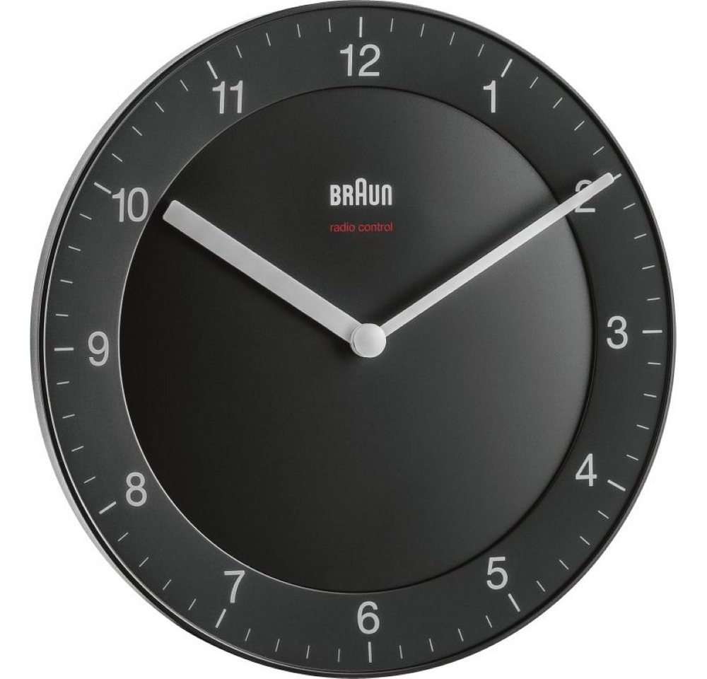 Braun Wanduhr BC06B 67076 - Wanduhr - schwarz von Braun