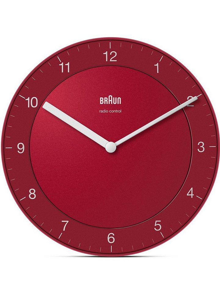 Braun Wanduhr Braun BC06R-DCF Klassik Funkwanduhr von Braun