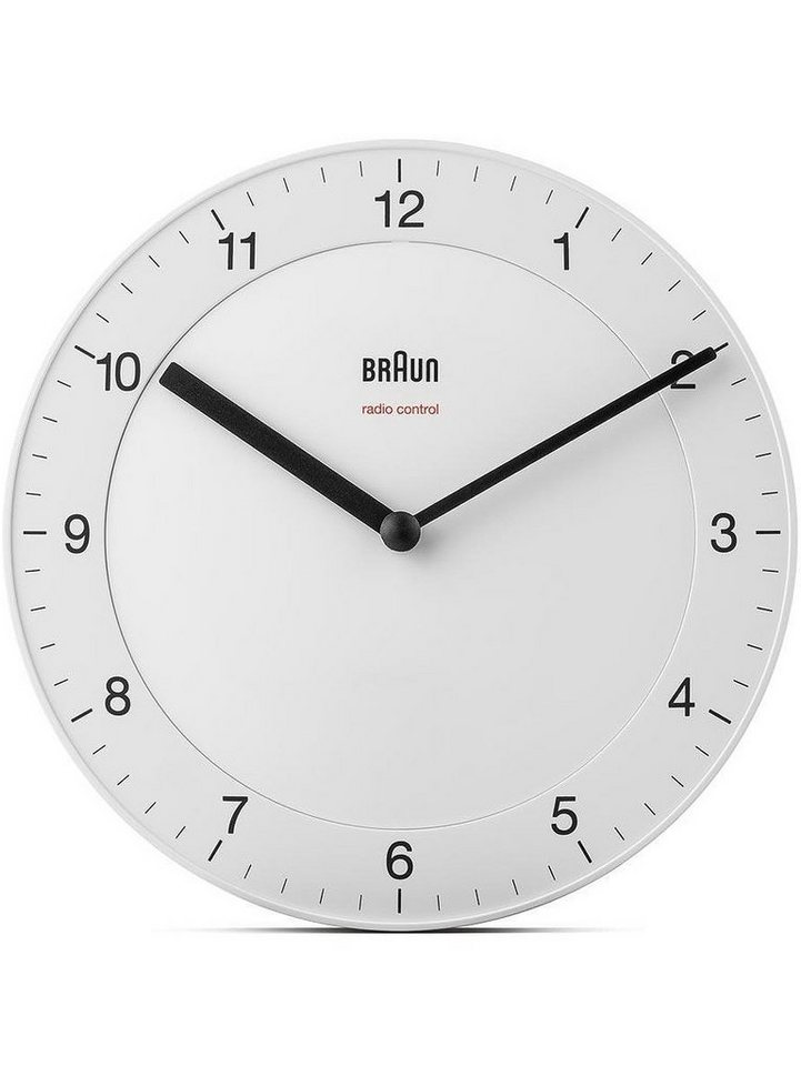 Braun Wanduhr Braun BC06W-DCF Klassik Funkwanduhr von Braun