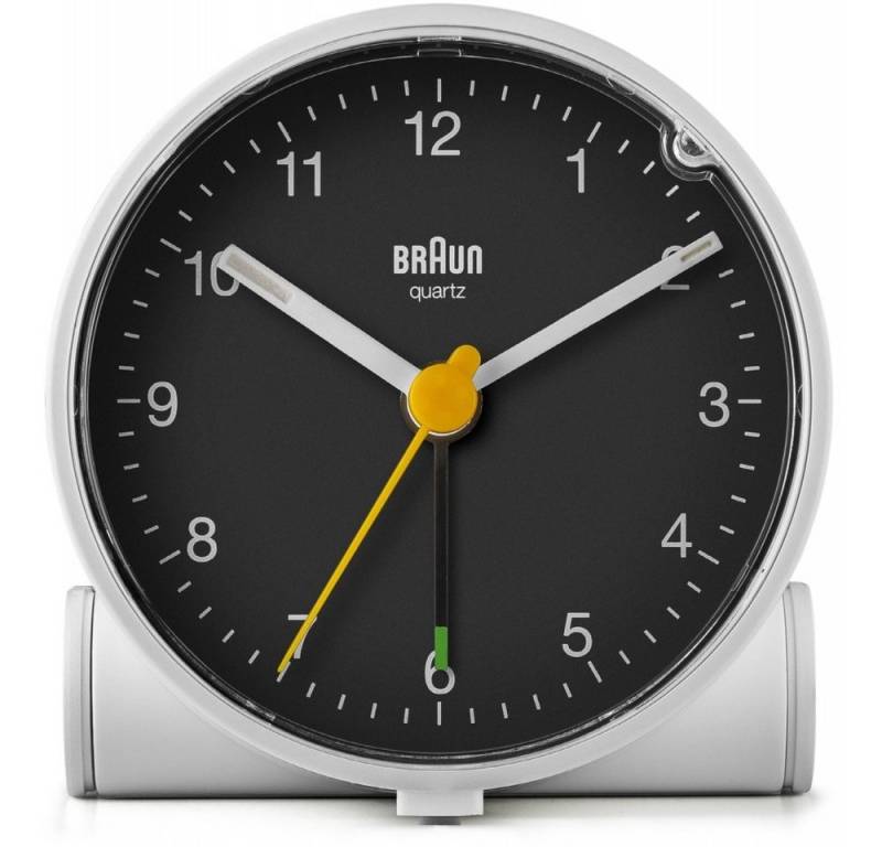 Braun Wecker BC01WB - Quarzwecker - weiß/schwarz von Braun