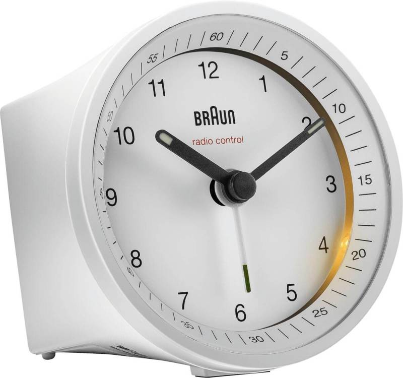 Braun Wecker Braun Uhren BC07W-DCF Funkwecker Uhren/Wecker Weiss von Braun