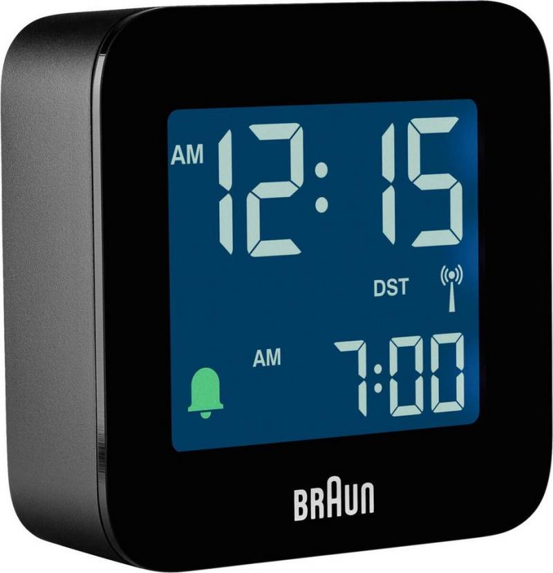 Braun Wecker Braun Uhren BC08B-DCF Funkwecker Uhren/Wecker Schwarz von Braun