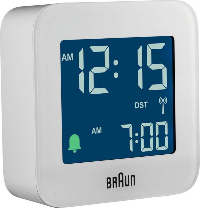 Braun Radiowecker Braun Uhren BC08W-DCF Funkwecker Uhren/Wecker Weiss von Braun