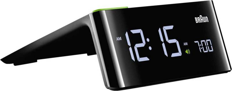 Braun Wecker Braun Uhren BNC016 BK LED-Wecker Uhren/Wecker Schwarz von Braun