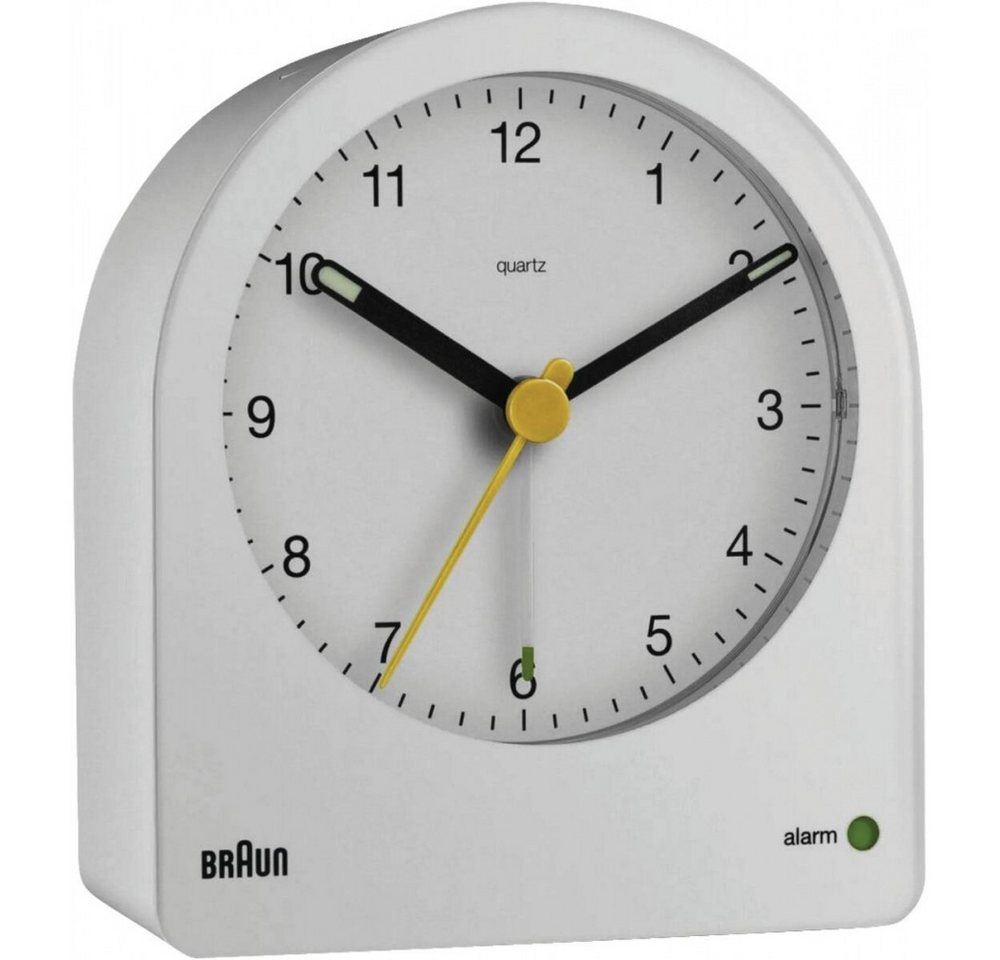 Braun Wecker analoge Tischuhr - Quarz-Wecker - Weckfunktion - weiss Braun Wecker analoge Tischuhr - Quarz-Wecker - Weckfunktion - weiss von Braun