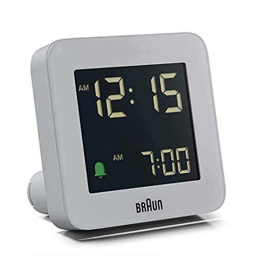 Braun Digitaler Wecker mit Schlummerfunktion, negativem LCD-Display, Schnelleinstellung und anschwellendem Alarm-Piepton in Grau, Modell BC09G. Braun Digitaler Wecker mit Schlummerfunktion, negativem LCD-Display, Schnelleinstellung und anschwellendem Alarm-Piepton in Grau, Modell BC09G. von Braun