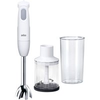 Braun - M179-MQ120 pesto hb Standmixer 450 w Weiß, Edelstahl von Braun