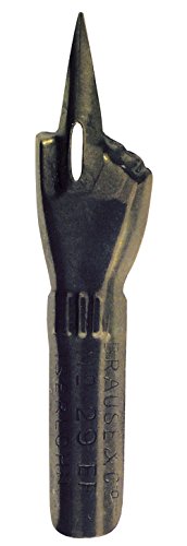 Brause 29B Packung, mit 50 Schreibfedern Fingerfeder für eine exacte Strichführung, ideal für Kalligraphie, 1 Pack von Brause