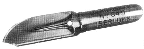 Brause 849B Linolkonturenfeder (geeignet für Linolschnitte, 50 Stück) von Brause